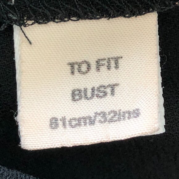 Jaeger Black Button Front Sleeveless Blouse - Picture 7 of 8